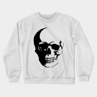 Skull Stencil Crewneck Sweatshirt